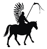 Vector clipart: horseman