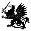 ID 3640226 | Schwarz Heraldic Griffin | Stock Vektorgrafik ID 3640226 | Schwarz Heraldic Griffin | Stock Vektorgrafik | CLIPARTO