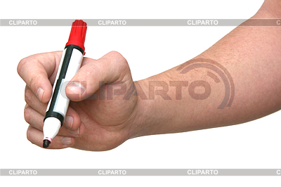 Hand Holding Marker