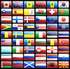 Vector clipart: Flag icons