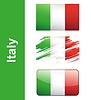 Vector clipart: Flag Italy