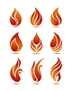 Vector clipart: Flame