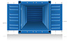 Vector clipart: cargo container