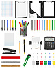 Vector clipart: stationery set icons