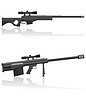 Vector clipart: sniper rifle