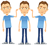 Vector clipart: Young man