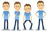 Vector clipart: Young man