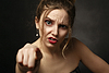 Angry young woman | Stock Foto