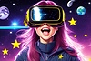Chica en VR | Ilustración