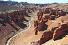 Canyon Charyn; Central Asia, Kazakhstan | Stock Foto