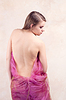 Mädchen mit nackten Rücken | Stock Foto