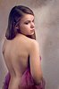 Mädchen mit nackten Rücken | Stock Foto