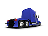 Monstertruck синие вид сзади | Иллюстрация