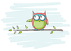 Vector clipart: Owl