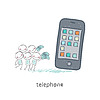 Vector clipart: Phones