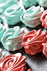 Handmade Colored Zephyr on Black Table | Stock Foto