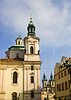 Prag `s Kirchtürme | Stock Foto