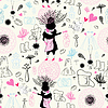 ID 3540256 | Texture of the girls and the girls' things | High resolution stock illustration ID 3540256 | Texture of the girls and the girls' things | High resolution stock illustration | CLIPARTO