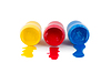 Gouache auf weißem | Stock Foto