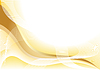 Vector clipart: yellow wave background