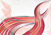 Vector clipart: red and silver background