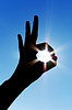 Ok in sky | Stock Foto
