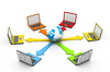 Global computer network | Stock Illustration