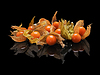 Montón de bayas de planta Physalis | Foto de stock