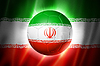 Soccer football ball with Iran flag | Stock Illustration