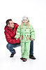Photo 300 DPI: Young Man And Little Girl