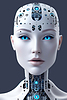 Woman Android AI Generated | Stock Illustration