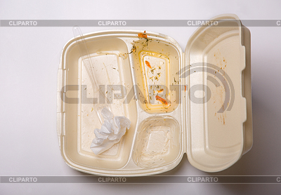 Empty takeout food box | High resolution stock photo |ID 4870786