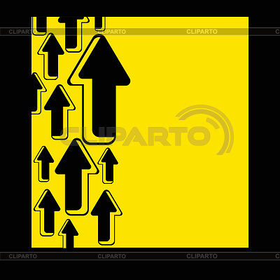 Flecha fondo abstracto con lugar para el texto | Ilustración vectorial de stock |ID 3443243