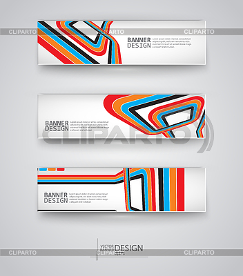 Web-Design-Vorlagen. Satz von Banner | Stock Vektorgrafik |ID 4870200