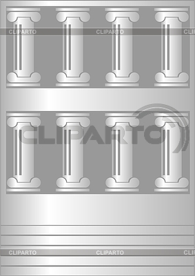 La fachada de un edificio histórico | Ilustración vectorial de stock |ID 3546152