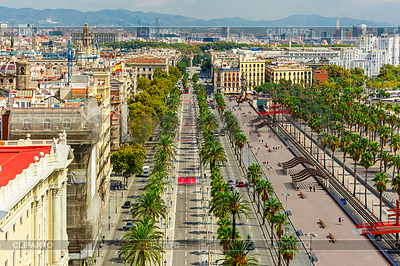 Passeig de Colom en Barcelona, Cataluña, España | Foto de alta resolución |ID 5315614