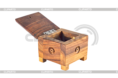 Wooden box for female ornaments and jewelry | High resolution stock photo |ID 3388176
