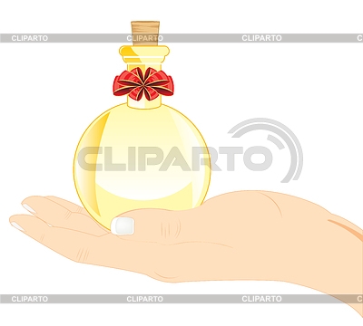 Espíritu Vial en la mano | Ilustración vectorial de stock |ID 5174127
