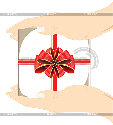 Gift in hand | Stock Vector Graphics |ID 5468576