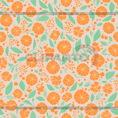 Citrus seamless pattern | High resolution stock illustration |ID 7449743