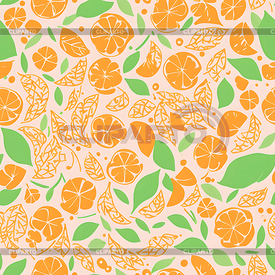 Citrus seamless pattern | High resolution stock illustration |ID 7449744