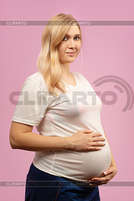 Happy pregnant woman | High resolution stock photo |ID 7454060