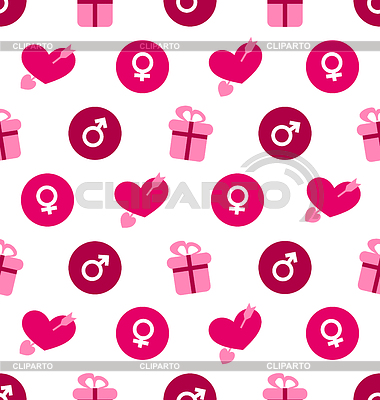 Papel pintado inconsútil con las tradicionales y objetos | Ilustración vectorial de stock |ID 5534734