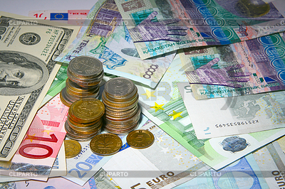 Moneda diferente y monedas como fondo | Foto de alta resolución |ID 3470502