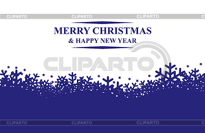 Greeting Christmas background with snow | Stock Vector Graphics |ID 5451564