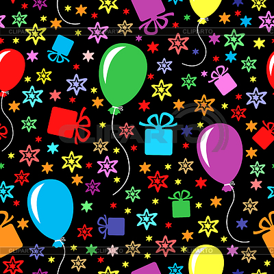 Cumpleaños modelo multicolor transparente | Ilustración vectorial de stock |ID 5623747