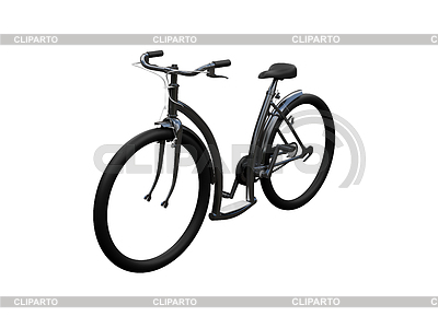 Bicicleta moto vista frontal | Ilustración de alta resolución |ID 3528081