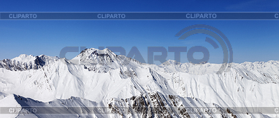 Panorama de las montañas de invierno | Foto de alta resolución |ID 3574801