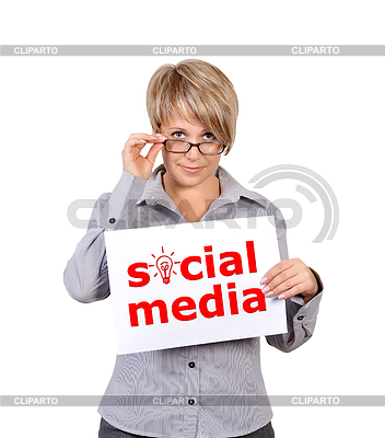 Cartel medios de comunicación social | Foto de alta resolución |ID 3464467