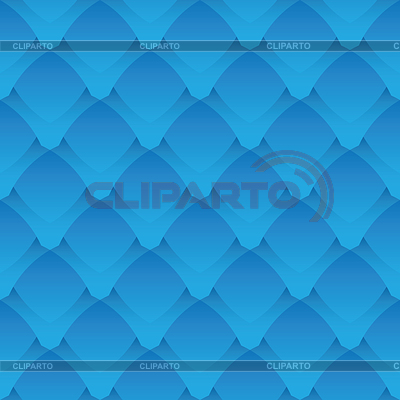 Modelo geométrico inconsútil - escamas azules | Ilustración vectorial de stock |ID 3533226